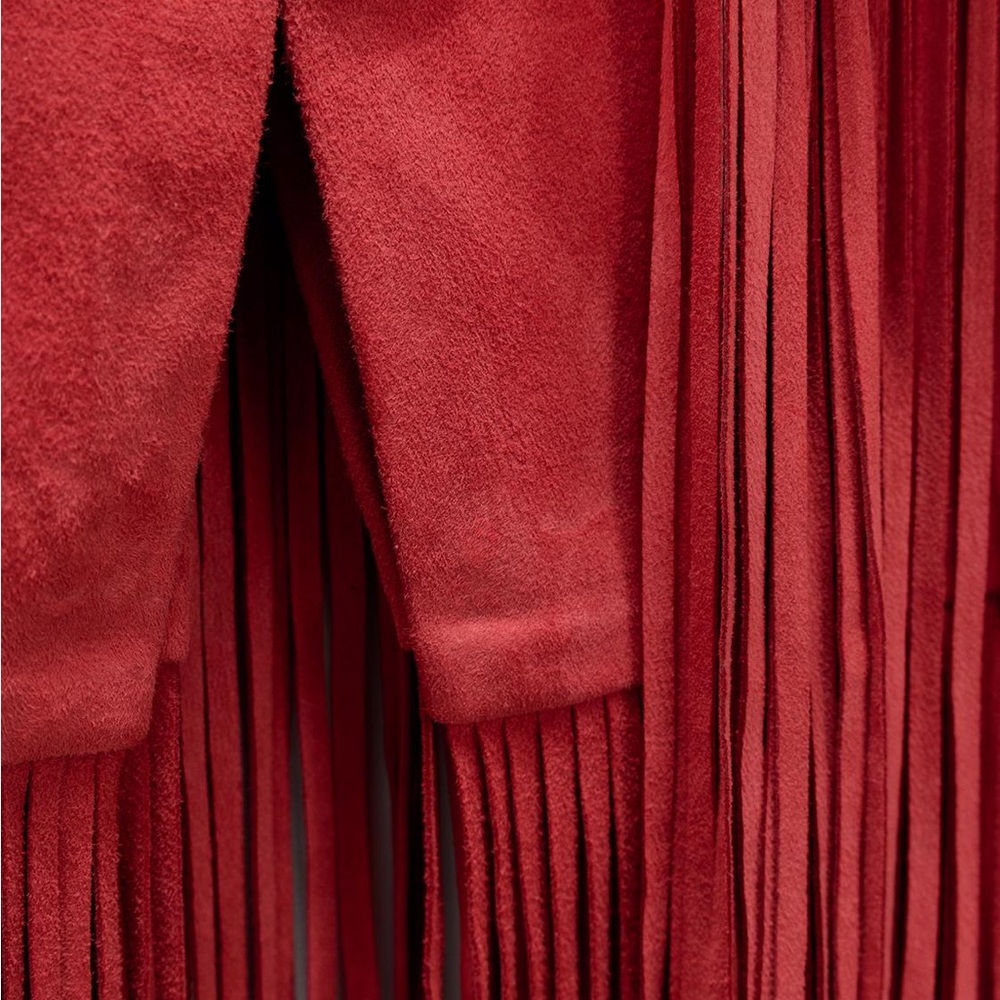 ZARA Suede Fringe Midi Skirt - Price Firm - Picture 4 of 13